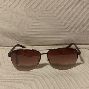 Ann Taylor LOFT Aviator Sunglasses (brown)